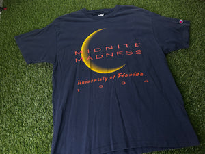 Vintage Florida Gators Basketball 1994 Midnight Madness Shirt Blue - XL