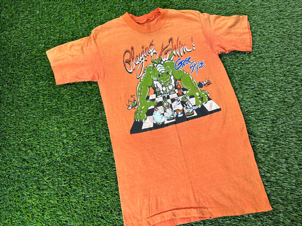 Vintage Florida Gators Rivalry Shirt Chess Orange - Youth M