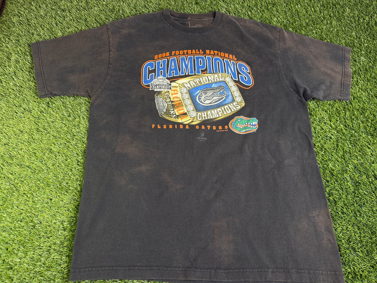 Vintage Florida Gators 06 Football Champs Ring Shirt - XL