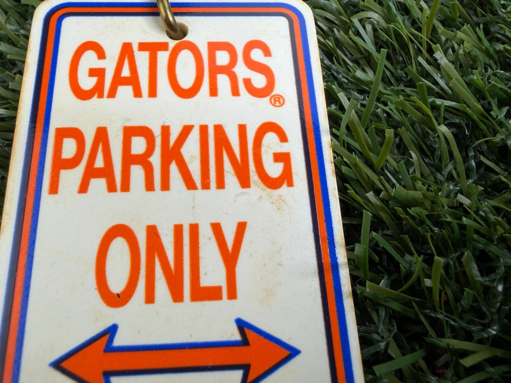 Vintage Florida Gators Parking Keychain
