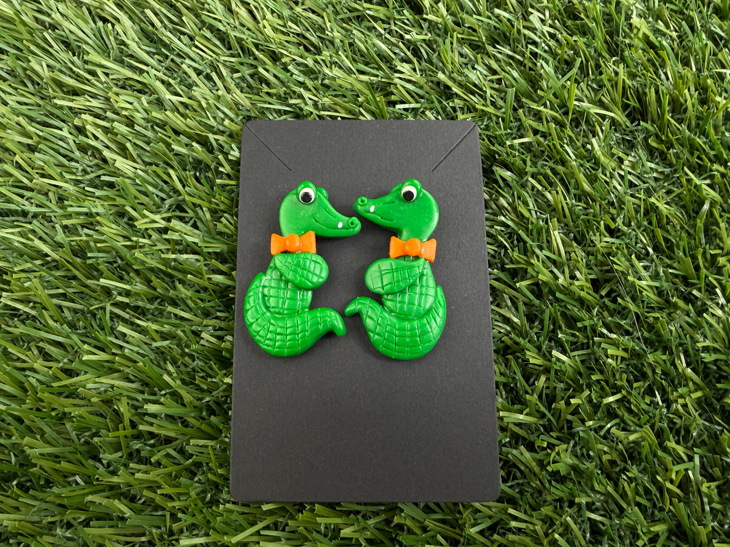 Vintage Alligator Earrings