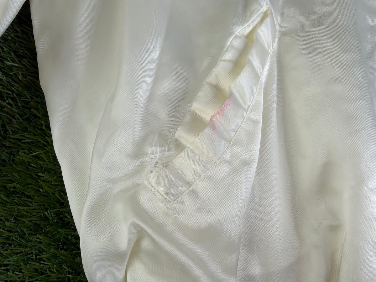 Vintage Florida Gators White Satin Jacket - L