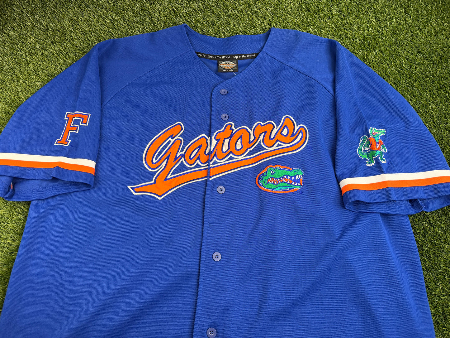 Vintage Florida Gators Script Baseball Jersey - 2XL