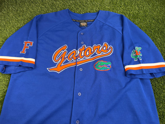 Vintage Florida Gators Script Baseball Jersey - 2XL