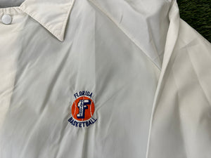 Vintage Florida Gators Basketball Jacket White - L