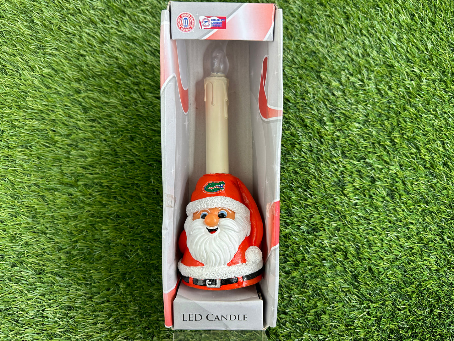 Florida Gators Santa Candle