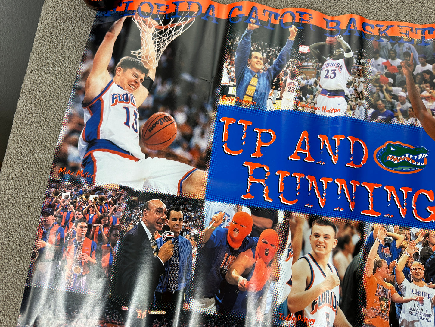 Vintage Florida Gators Basketball 99-00 Poster