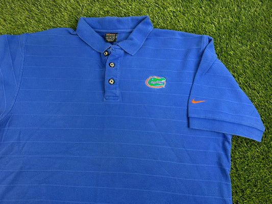 Vintage Florida Gators Swoosh Striped Polo - L