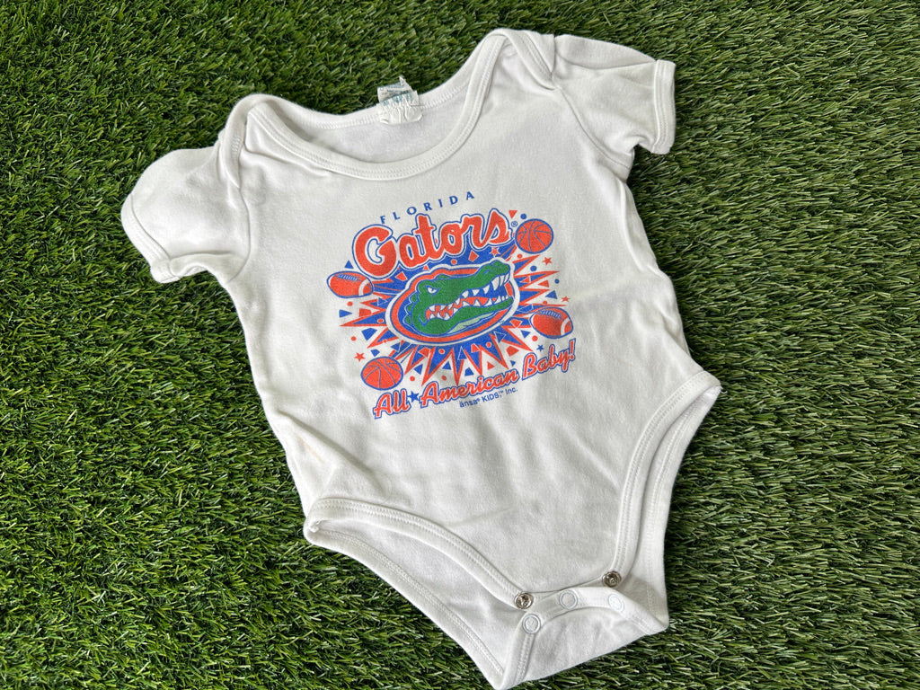 Vintage Florida Gators Onesie All American Head - 18 Months