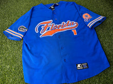 Load image into Gallery viewer, Vintage Florida Gators Baseball Jersey Script Blue - XL

