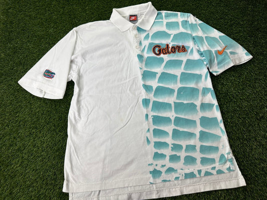 Vintage Florida Gators Swoosh Scales Polo - M