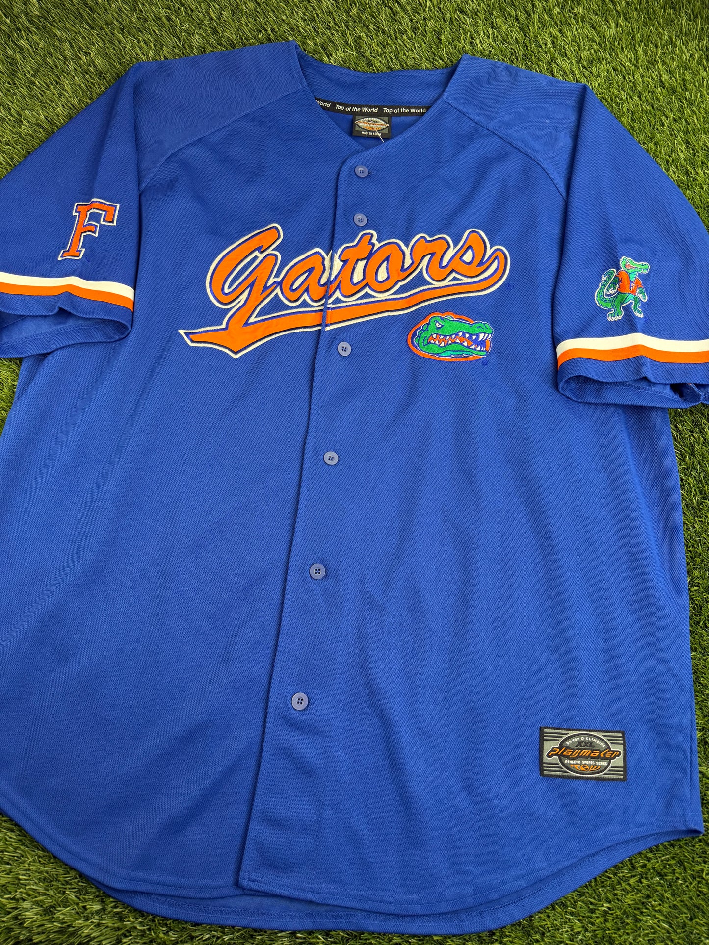 Vintage Florida Gators Script Baseball Jersey - 2XL