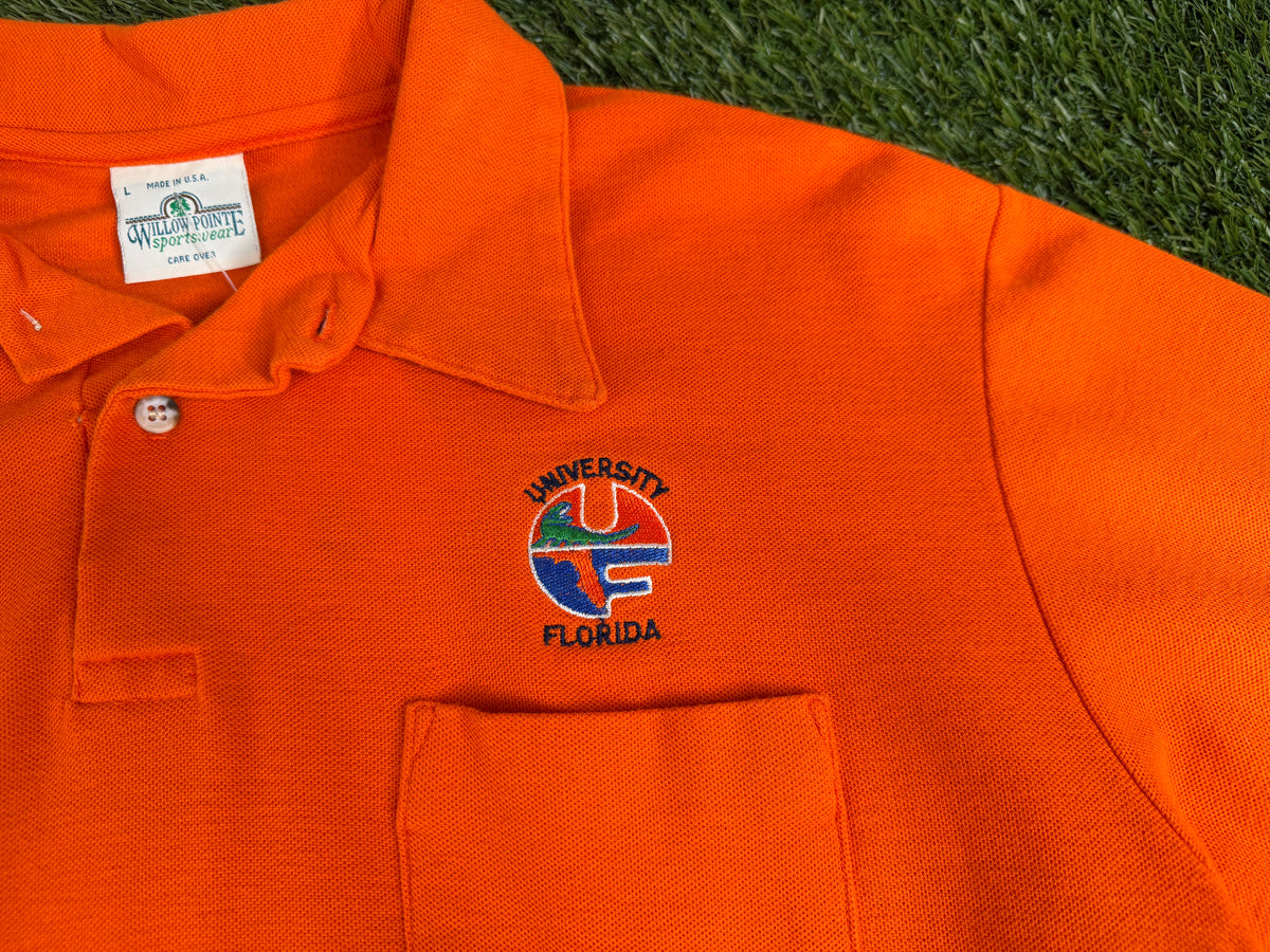 Vintage Florida Gators Polo Circle Logo - M