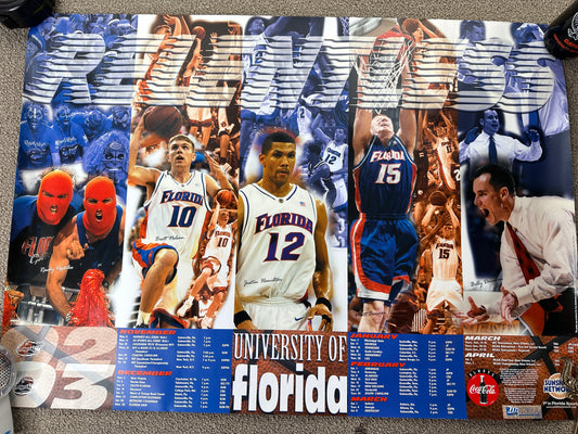 Vintage Florida Gators Basketball 02-03 Poster