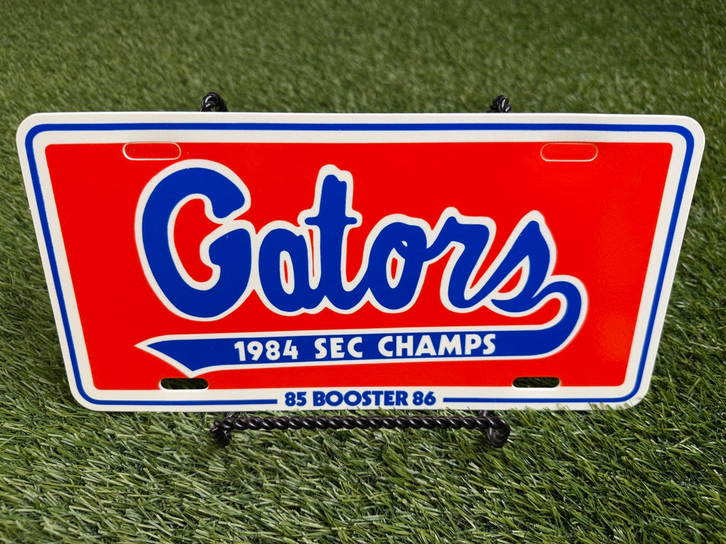 Vintage Florida Gators 1984 SEC Champs License Plate