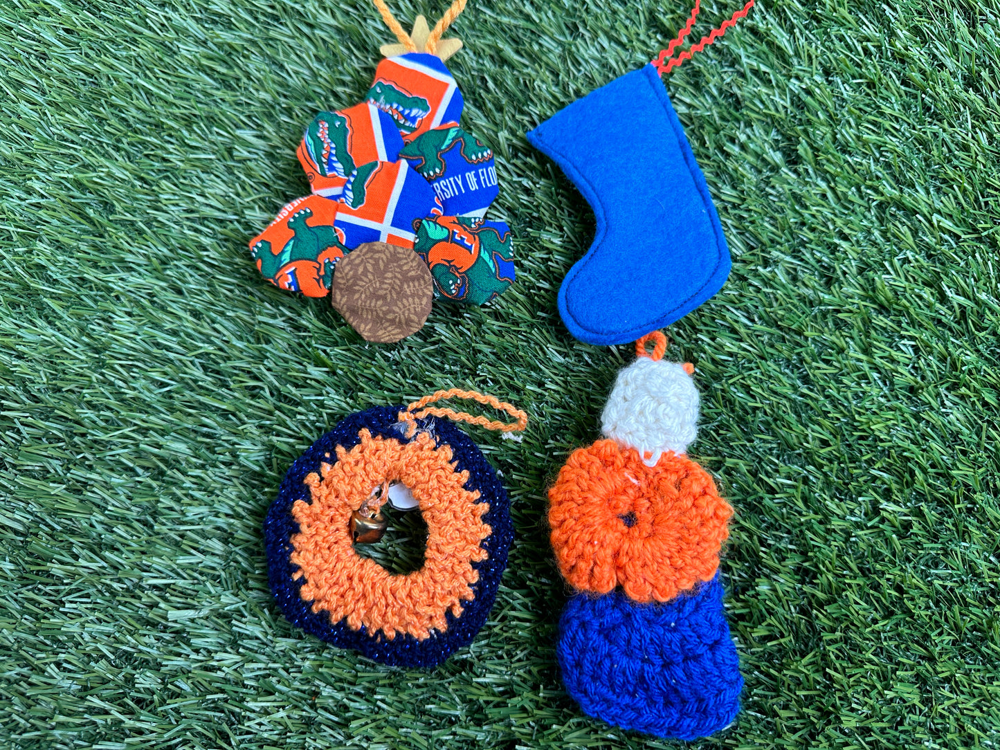 Florida Gators Handmade Ornament Lot