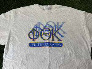 Vintage Phi Theta Kappa Shirt White - L