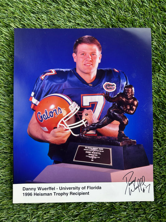 Vintage Florida Gators Danny Wuerffel Heisman Photo