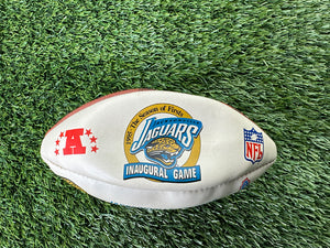 Vintage Jacksonville Jaguars Inaugural Game Mini Football