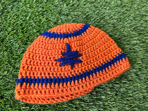 Vintage Knit Beanie Cap Football - Youth