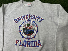 Load image into Gallery viewer, Vintage Florida Gators Sweatshirt School Seal Gray - M
