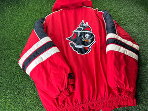 Vintage Tampa Bay Buccaneers Starter Puffer Jacket - L