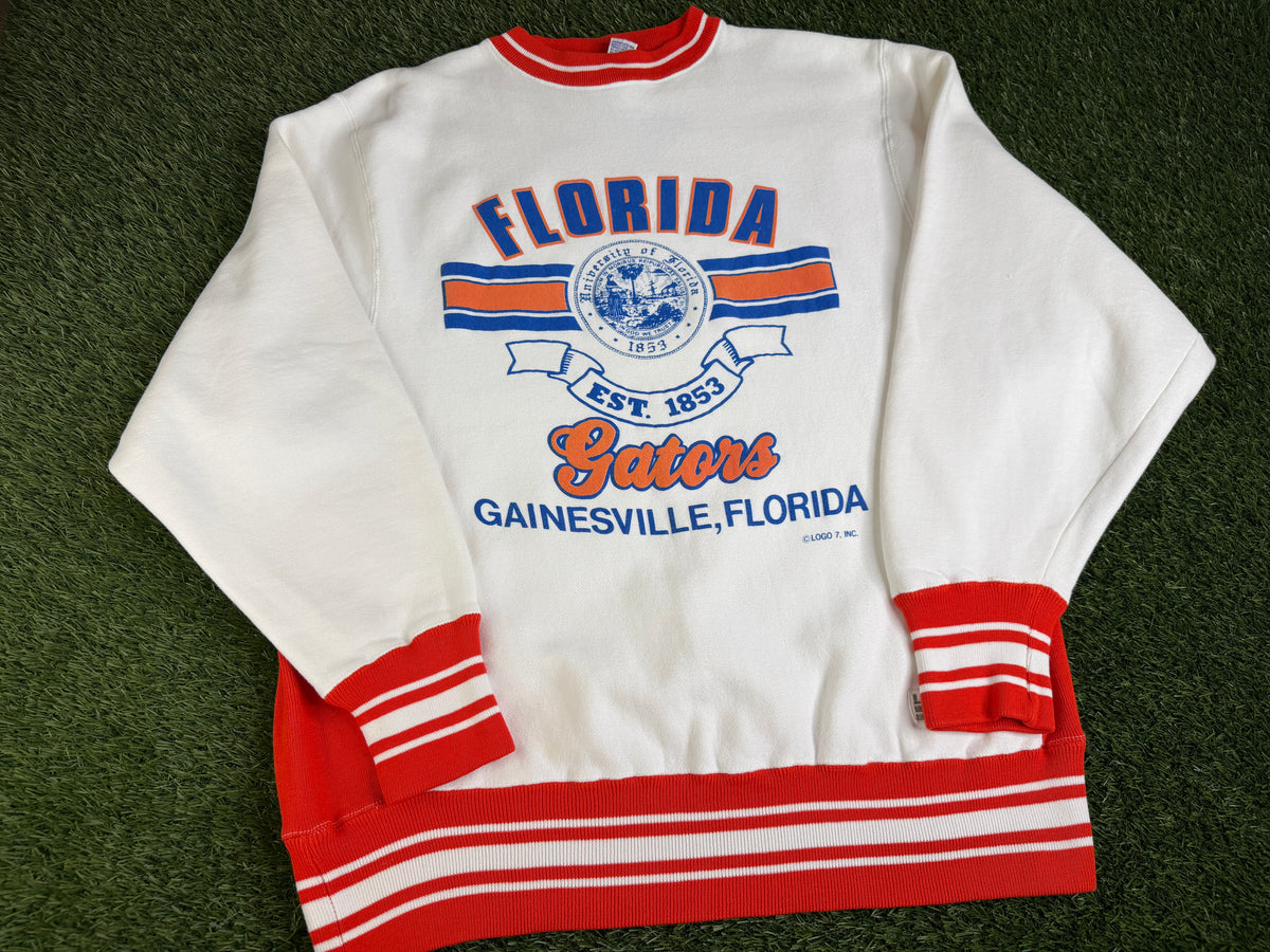 Vintage Florida Gators Sweatshirt Seal - L