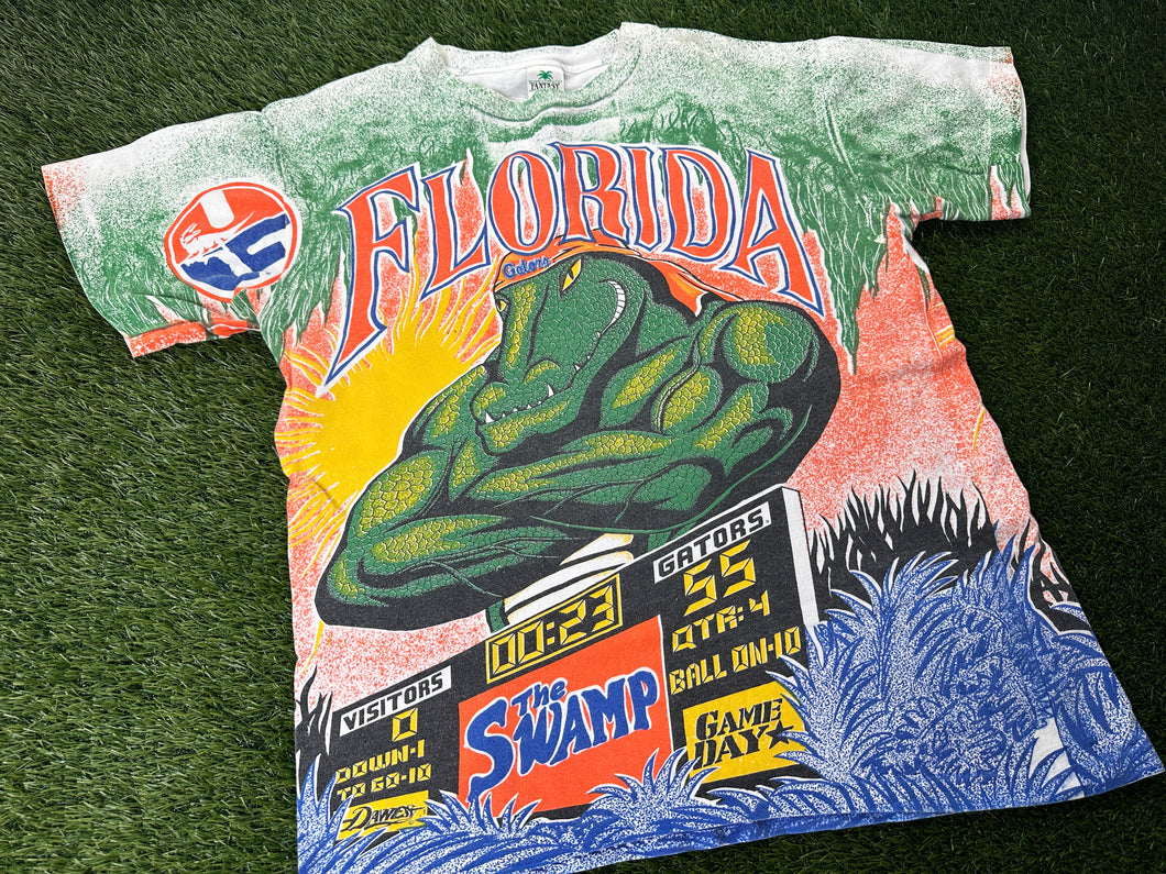 Vintage Florida Gators Shirt Buff AOP - L