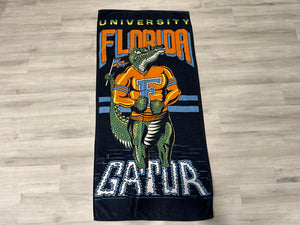 Vintage Florida Gators Beach Towel Flexing