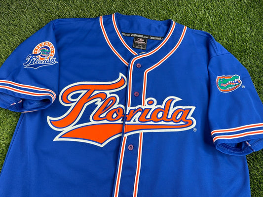 Vintage Florida Gators Script Baseball Jersey - XL