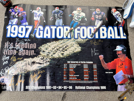 Vintage Florida Gators Football 1997 Poster
