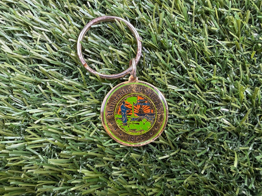 Vintage University of Florida School Seal Keychain