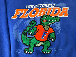 Vintage Florida Gators Sweatshirt Albert V Blue - XL