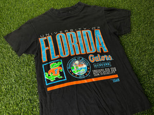 Vintage Florida Gators Shirt Black Neon - S