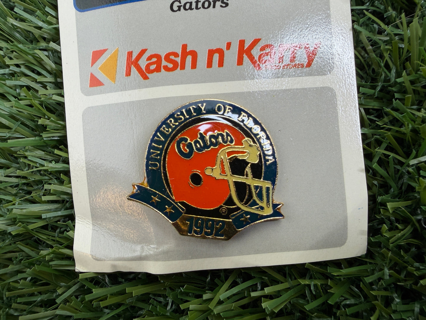 Vintage 1992 Florida Gators Helmet Pin