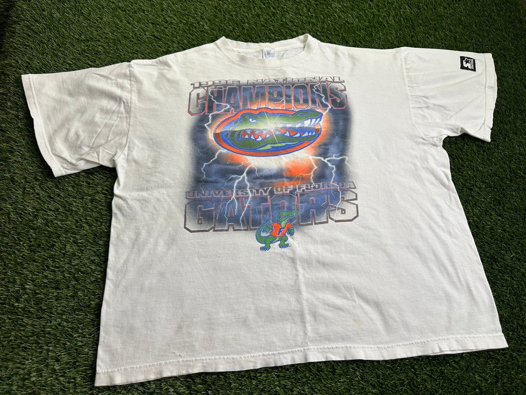 Vintage Florida Gators 1996 Champs Lightning Shirt - XL