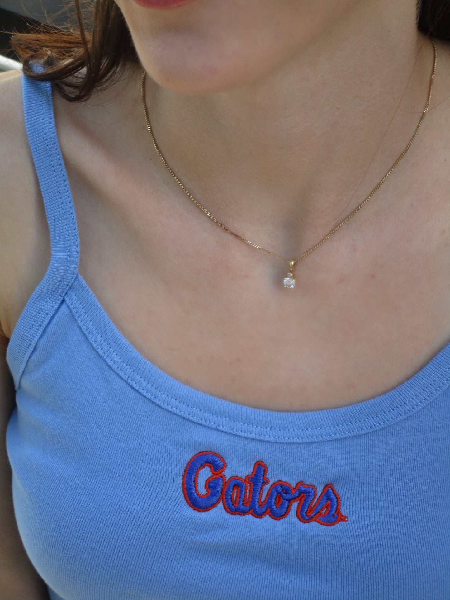 Florida Gators Baby Tee Tank Baby Blue