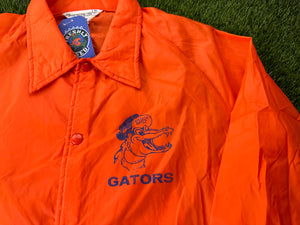 Vintage Florida Gators Windbreaker Coaches Style Jacket - XL
