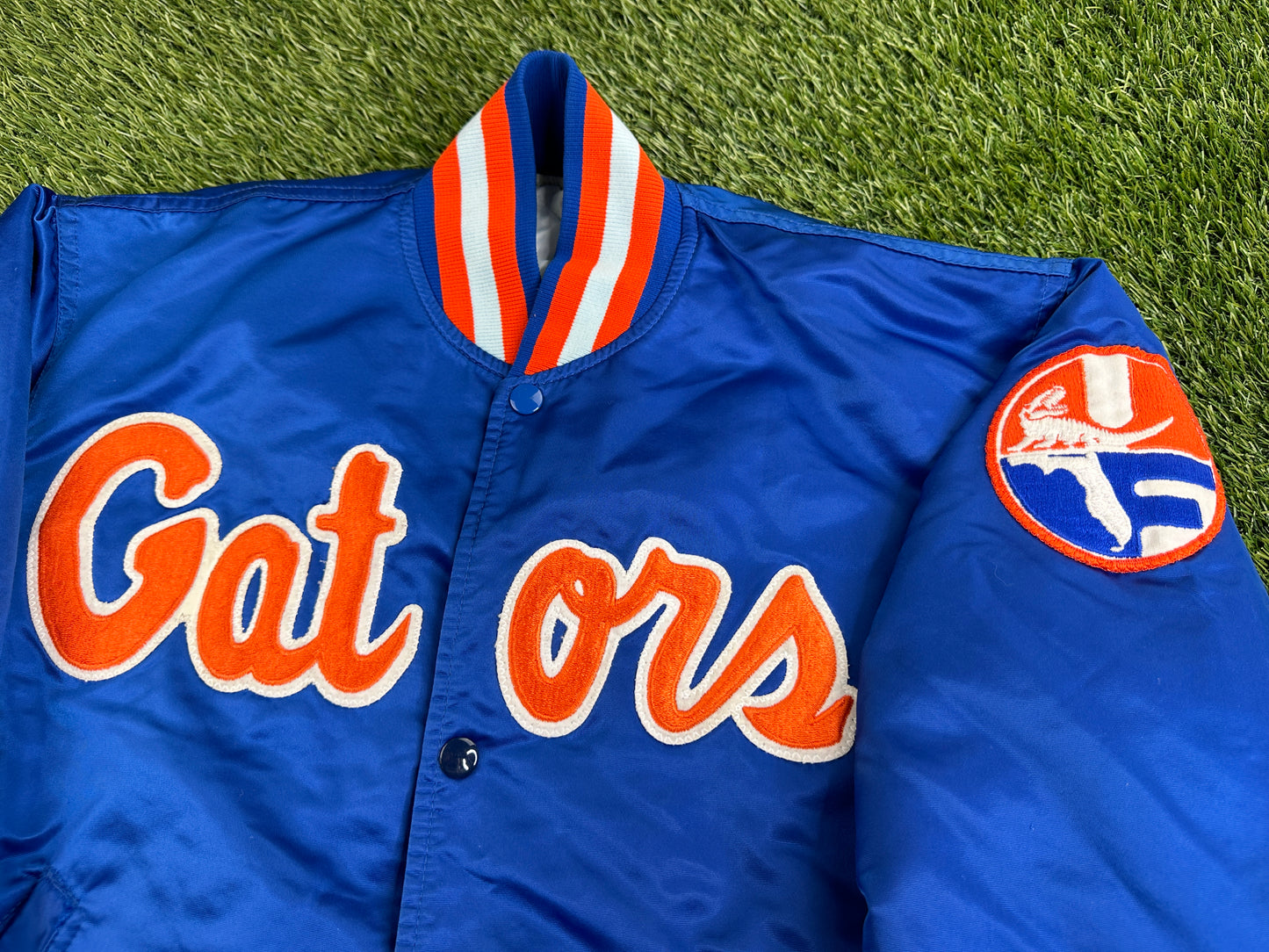 Vintage Florida Gators Script Starter Satin Jacket - M