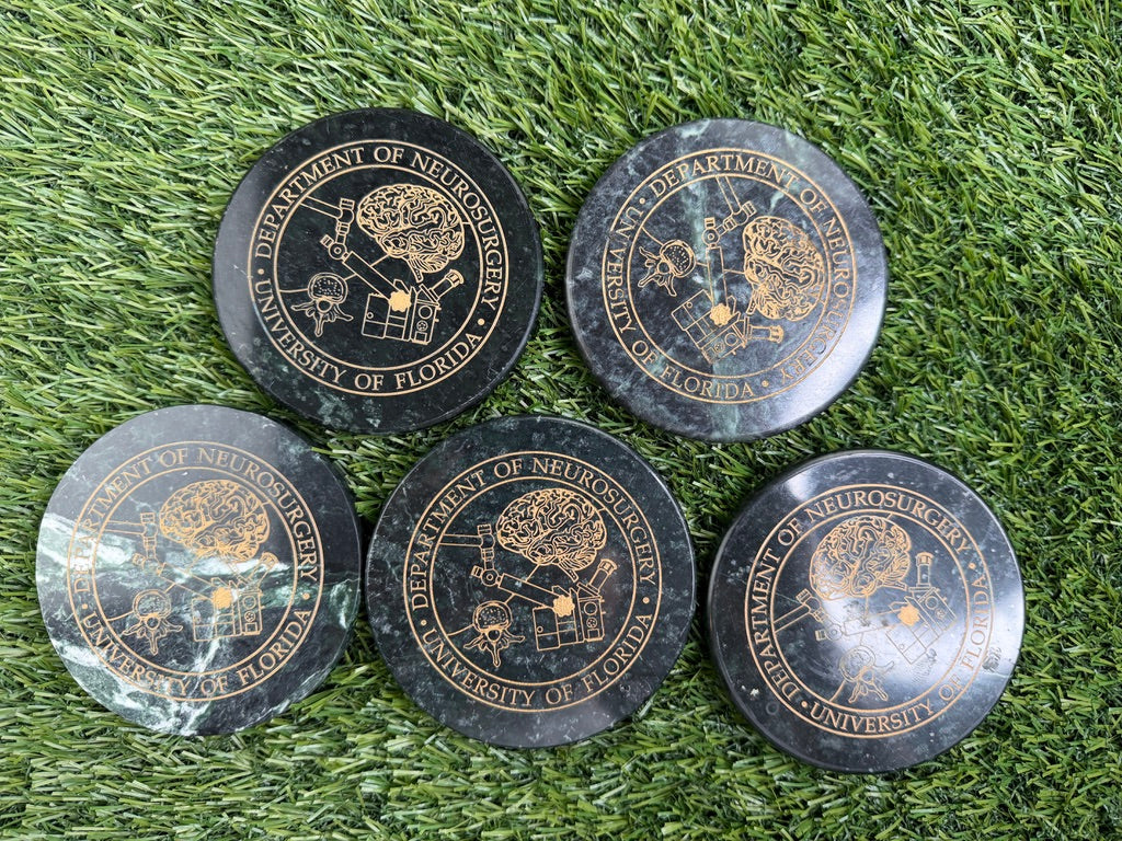 University of Florida Neurosurgery Coasters Set