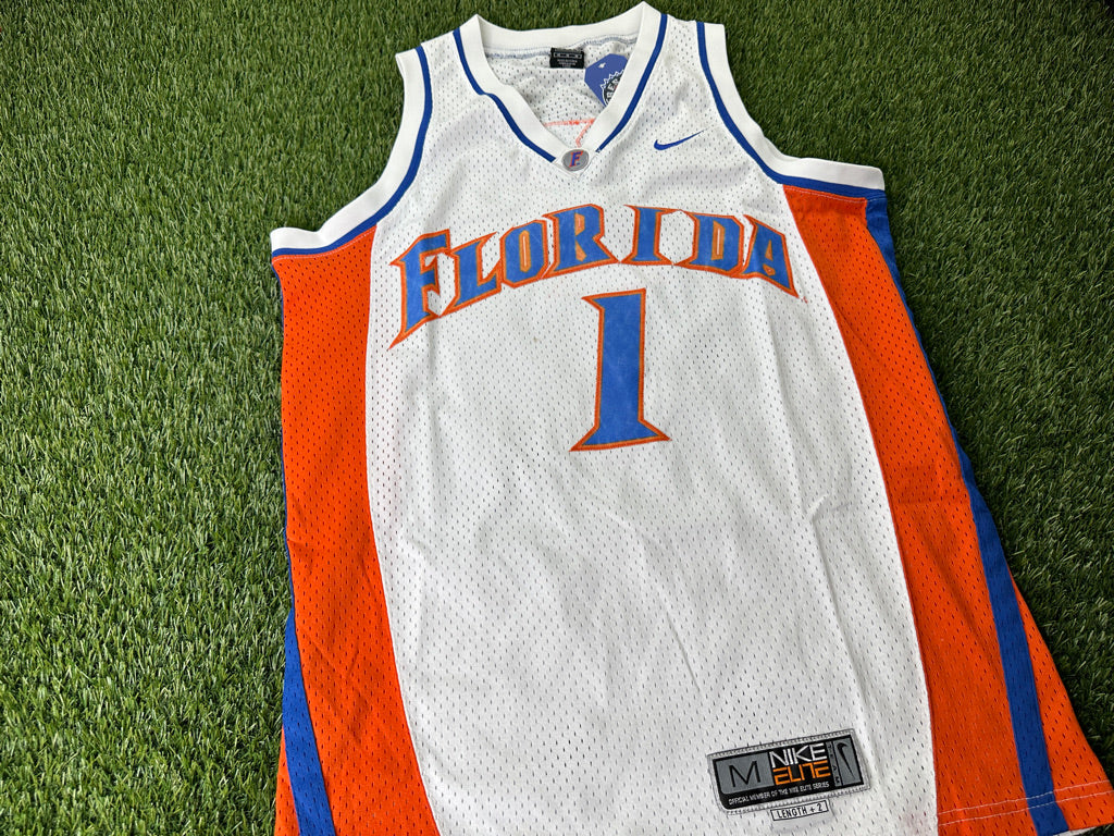 Vintage Florida Gators Basketball Jersey White - M