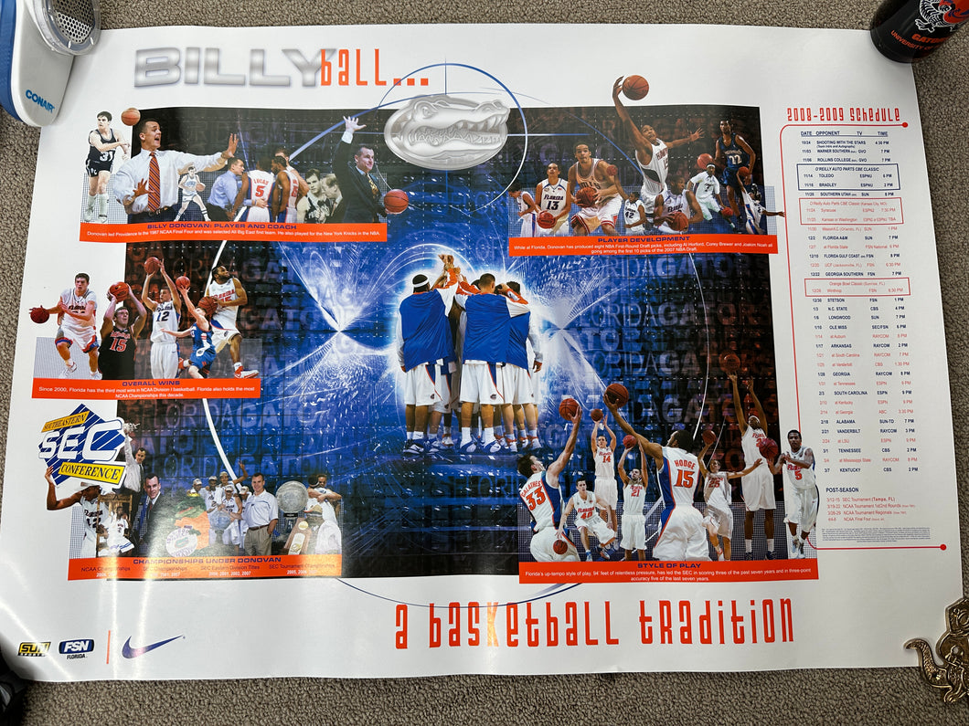 Florida Gators Basketball 08-09 Poster