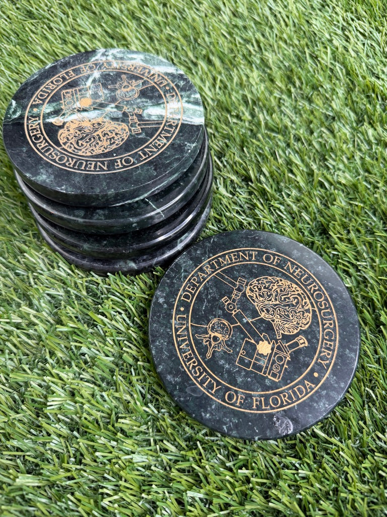 University of Florida Neurosurgery Coasters Set