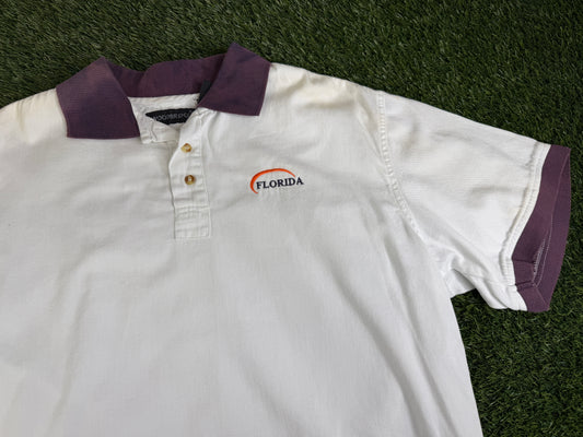 Vintage Florida Gators Bleached Polo - L