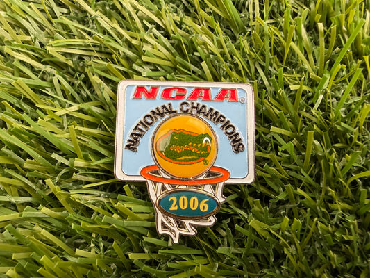 Vintage Florida Gators 2006 Basketball Champs Pin