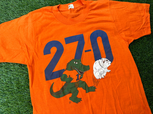 Vintage Florida Gators Georgia Shirt 1984 - XS