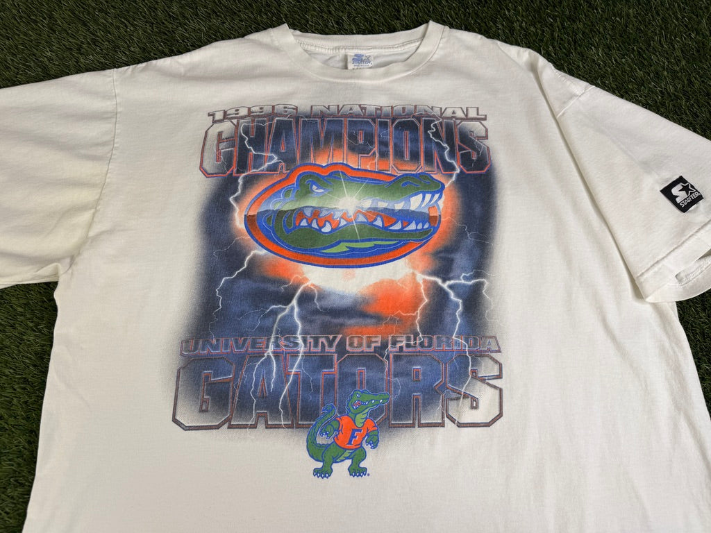 Vintage Florida Gators 96 Champs Lightning Shirt - 2XL