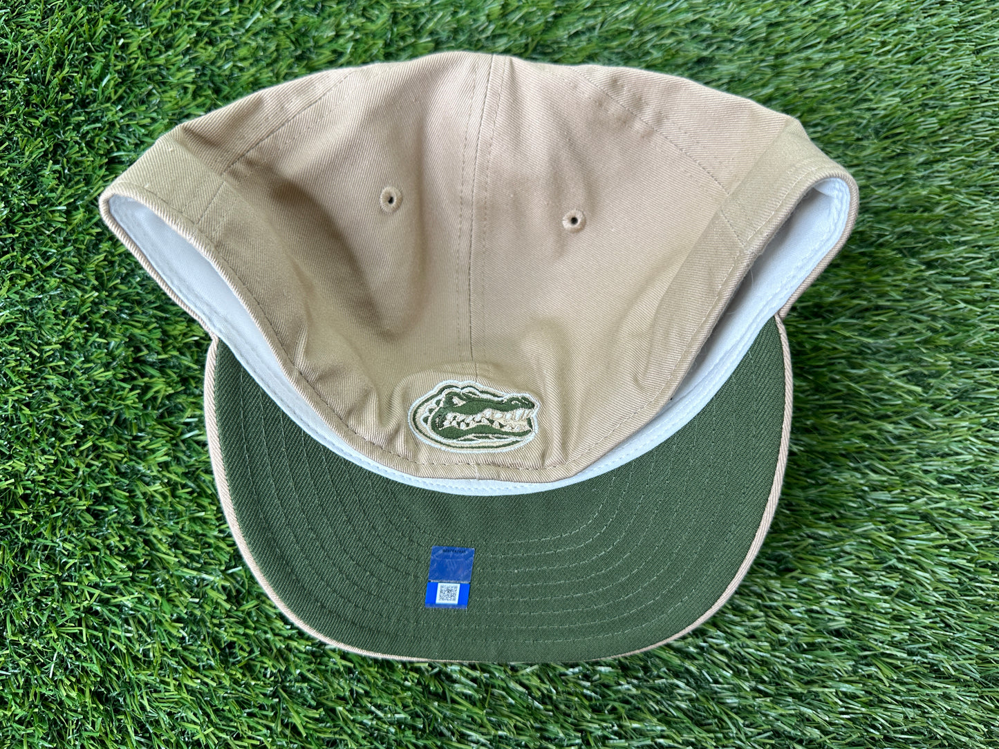 Florida Gators New Era Fitted Hat Tan Olive - 8