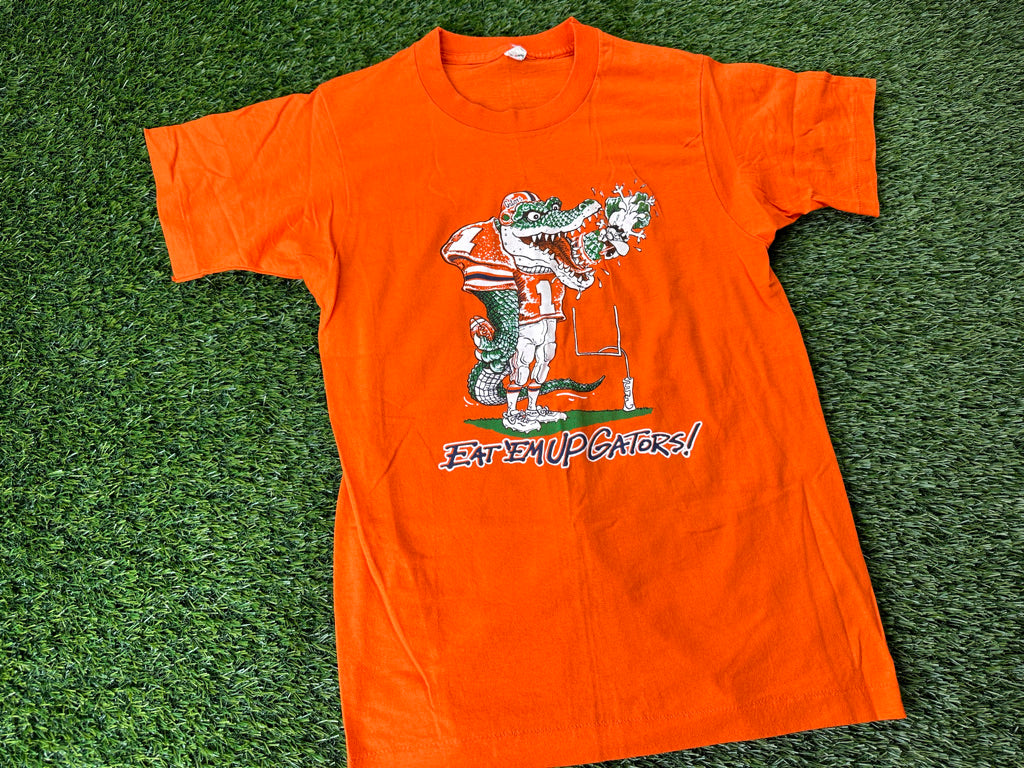 Vintage Florida Gators Georgia Rivalry Shirt Eat Em Up - XS