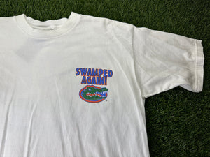 Vintage Florida Gators FSU Rivalry Shirt Crusher White - L